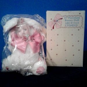 17" Porcelain Bunny Doll
